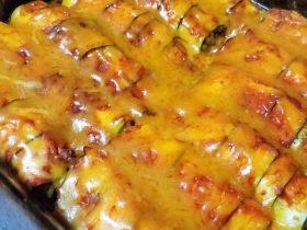 Beef Zucchini Enchiladas