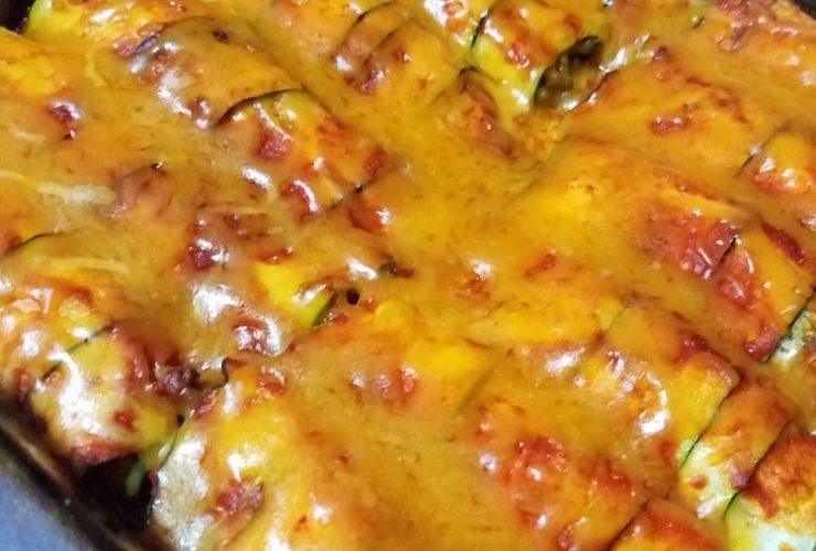 Beef Zucchini Enchiladas