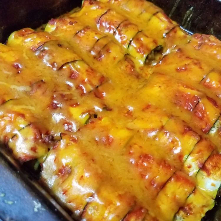 Beef Zucchini Enchiladas