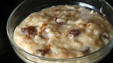 OLD FASHIONED RICE PUDDING