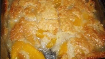 Old Time Oven Peach Cobbler