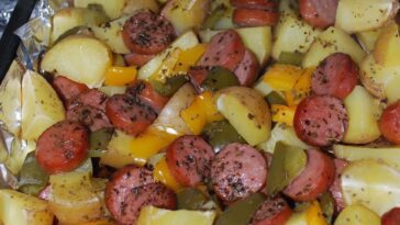 Smoked Sausage and Potato Bake