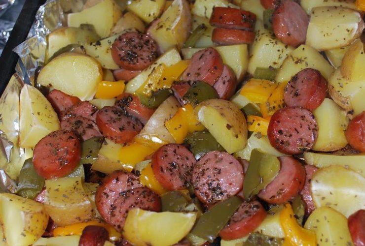 Smoked Sausage and Potato Bake