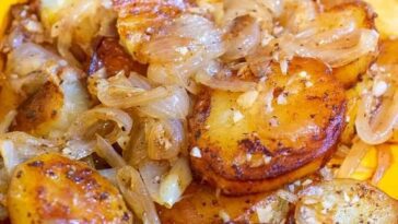 Fried Potatoes And Onion