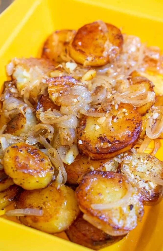 Fried Potatoes And Onion
