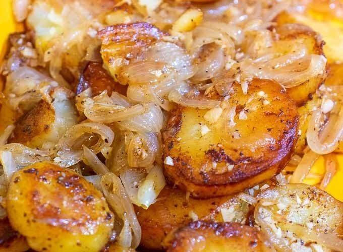 Fried Potatoes And Onion