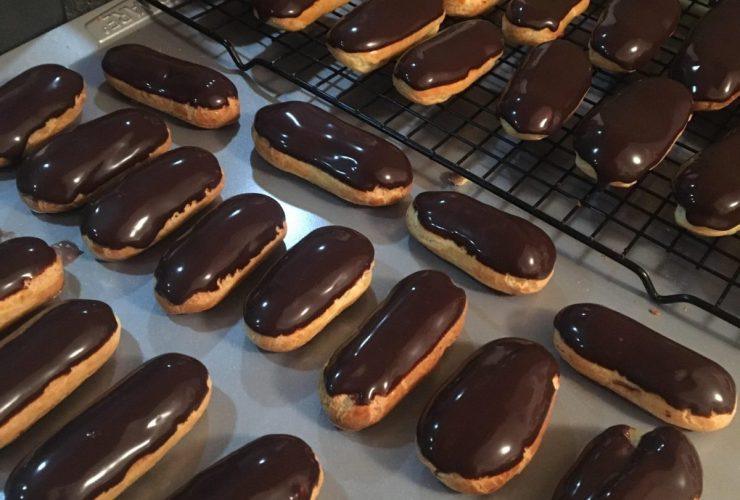 Homemade Chocolate Eclairs
