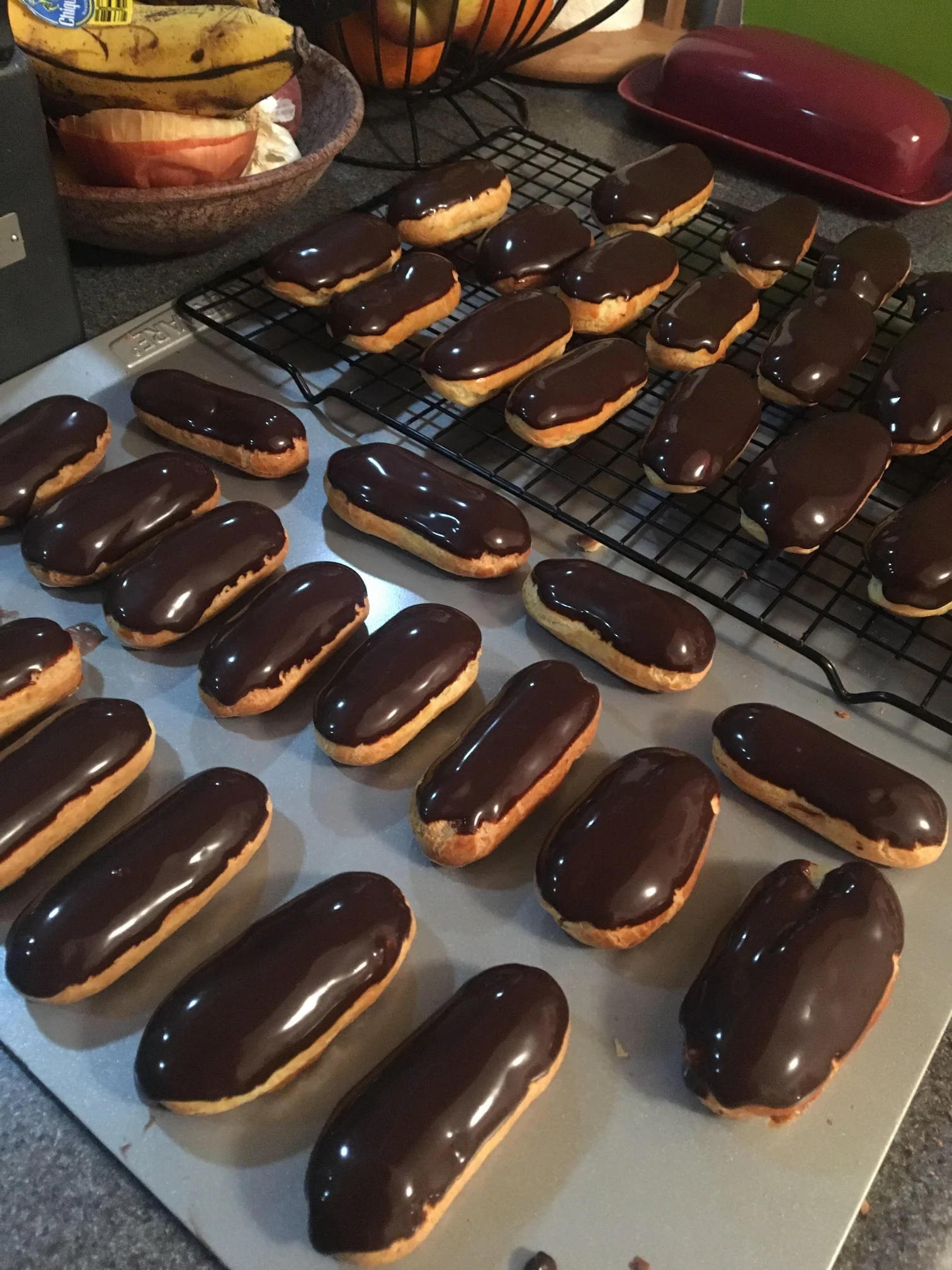 Homemade Chocolate Eclairs