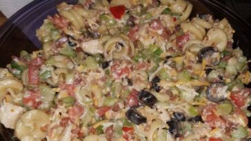 Chicken Club Pasta Salad