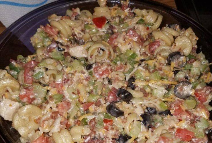 Chicken Club Pasta Salad