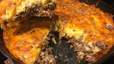 Impossible Cheeseburger Pie