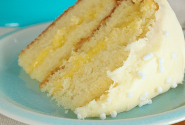 Lemon Cake with Lemon Filling and Lemon Butter Frosting