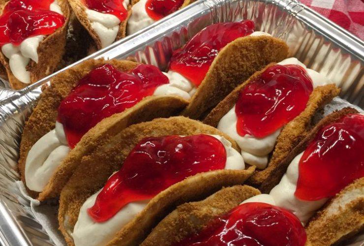 Mini Strawberry Cheesecake Tacos Recipe