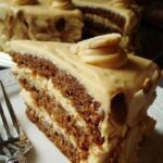 Butterscotch Cake with Caramel Icing