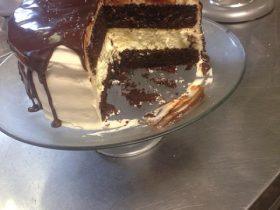 Salted Caramel Chocolate Cheesecake Cake