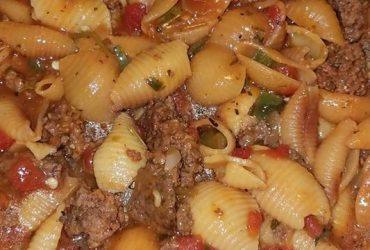 Pasta Shells With Ground Beef Recipe