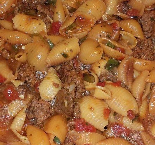 Pasta Shells With Ground Beef Recipe