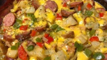 Cheese Potato & Smoked Sausage Casserole