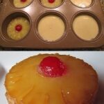 Mini Pineapple Upside-Down Cupcakes