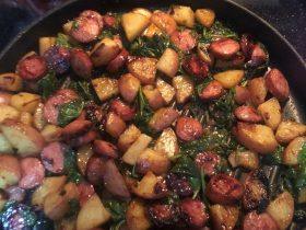 Potato Kielbasa Skillet