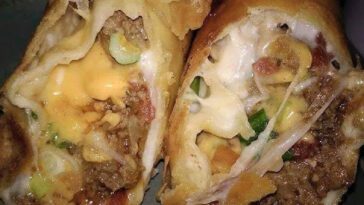 Beef and Cheese Chimichanga