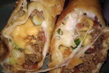 Beef and Cheese Chimichanga