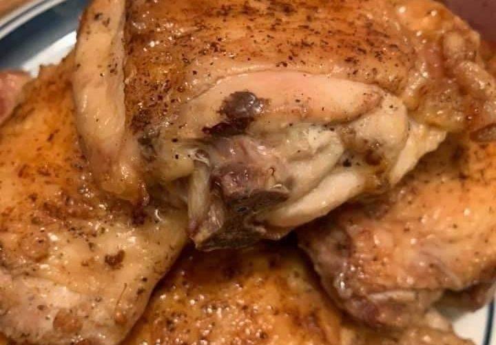 ROSEMARY LEMON GARLIC ROASTED CHICKEN