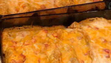 BEEF AND CHEESE ENCHILADAS