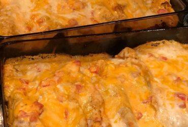 BEEF AND CHEESE ENCHILADAS