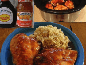EASY CROCK POT ORANGE CHICKEN