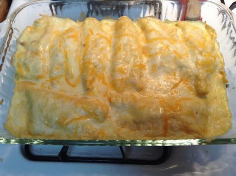 Sour Cream Chicken Enchilada Casserole