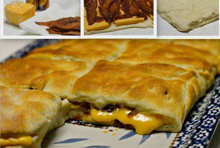 Stuffed Bacon and Cheese Biscuits