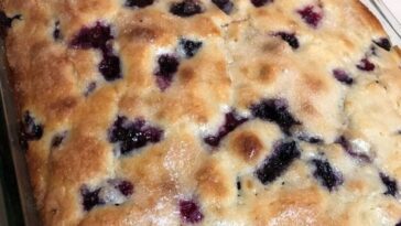 Blueberry Buttermilk Breakfast Cake