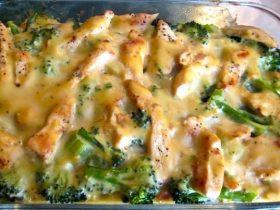 Skinny Chicken Broccoli Casserole