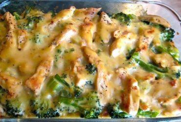 Skinny Chicken Broccoli Casserole