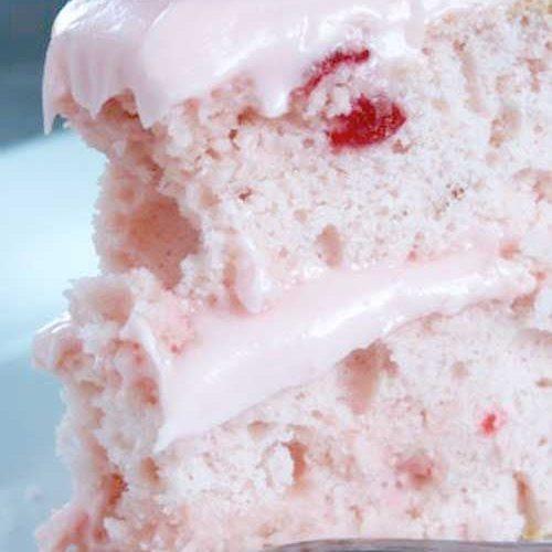 Cherry Layer Cake with Cherry Cream Cheese Frosting