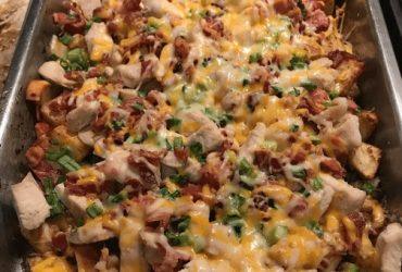 Loaded Baked Potato And Chicken Casserole