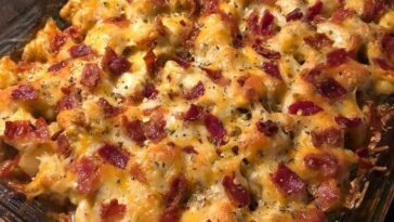 Chicken Bacon Ranch Potato Bake