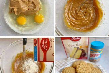 Cake Mix Peanut Butter Cookies