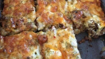 Low-Carb Bacon Cheeseburger Casserole