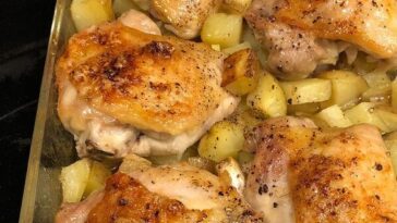 Garlic Roasted Chicken and Potatoes