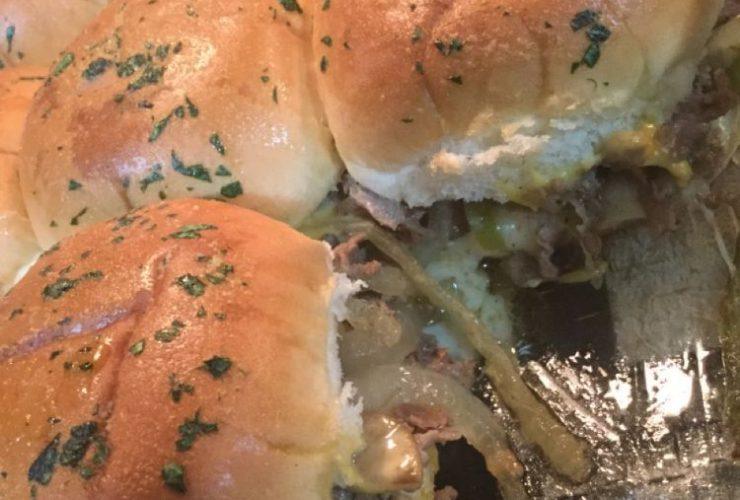 Philly Cheesesteak Sliders