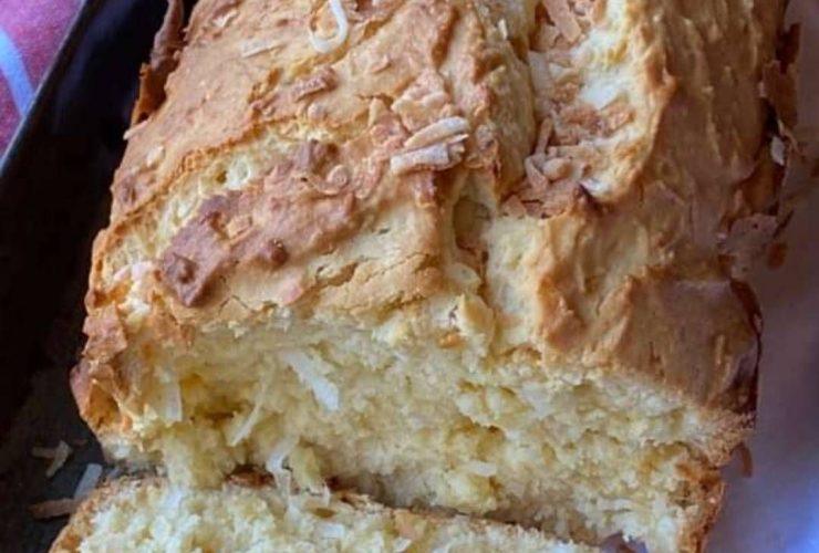 Coconut Cream Cheese Pound Cake