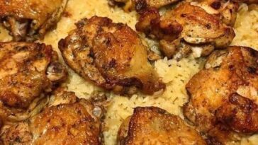 Oven Baked Chicken and Rice