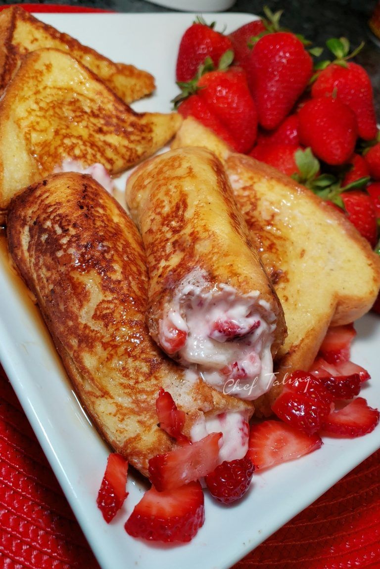 Strawberry French Toast RollUps Recipes Need