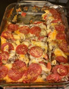 Pepperoni Pizza Casserole - Recipes Need