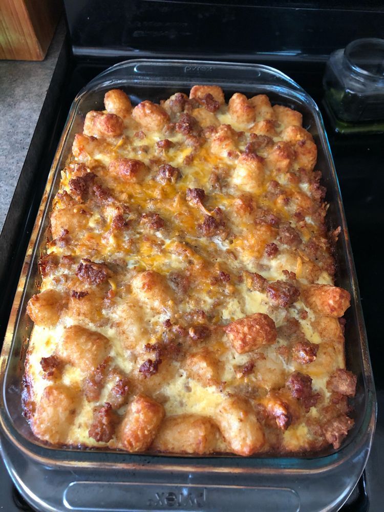 tater tot breakfast casserole vegan