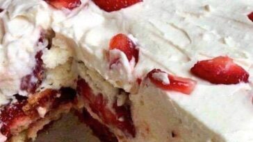 No Bake Strawberry Shortcake