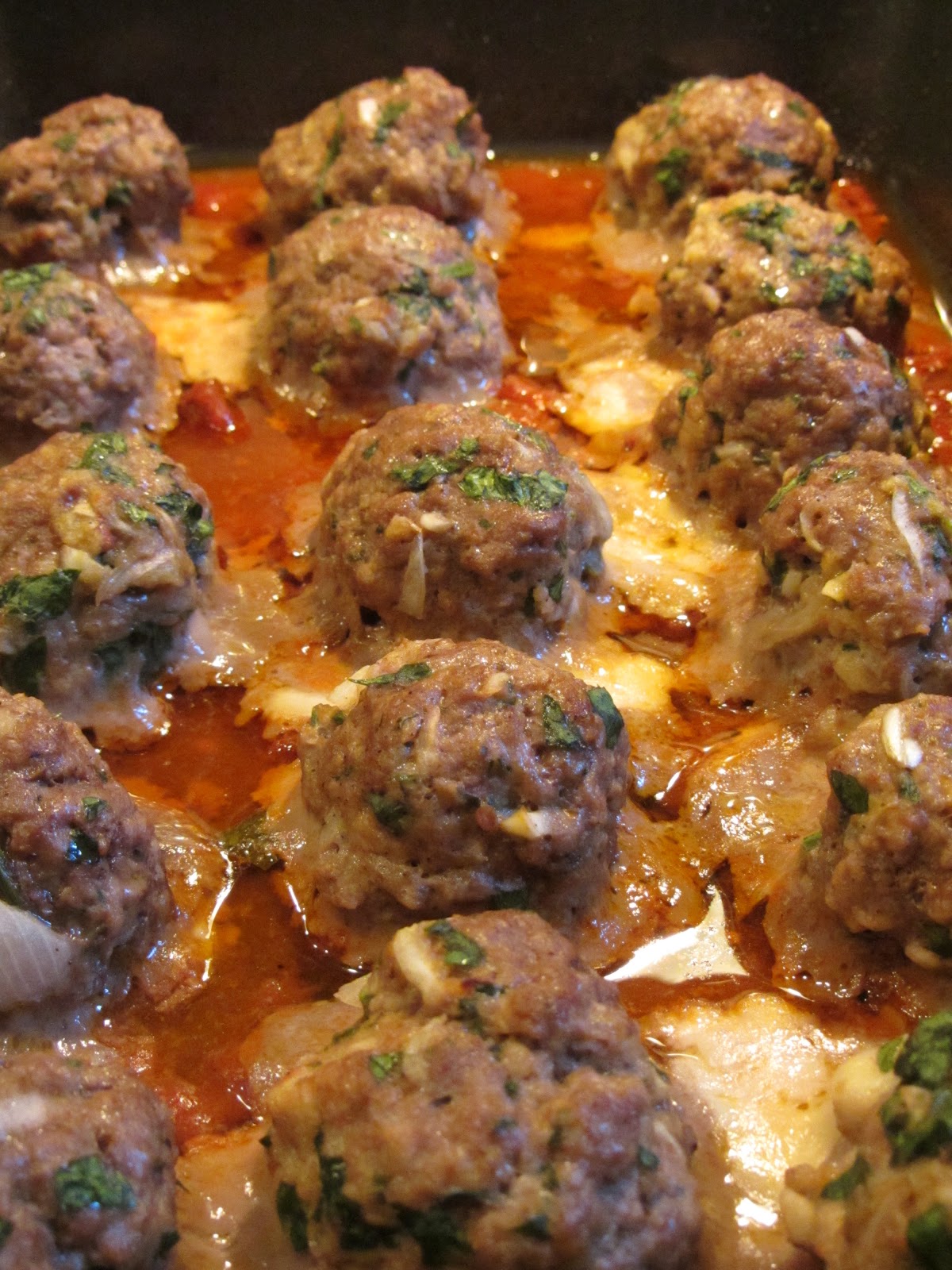 Smoked Mozzarella Stuffed Meatballs