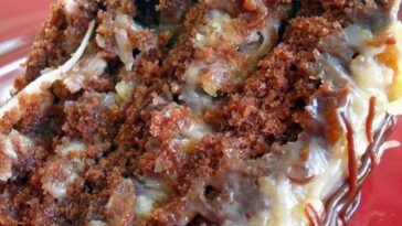 Homemade German Chocolate Cake